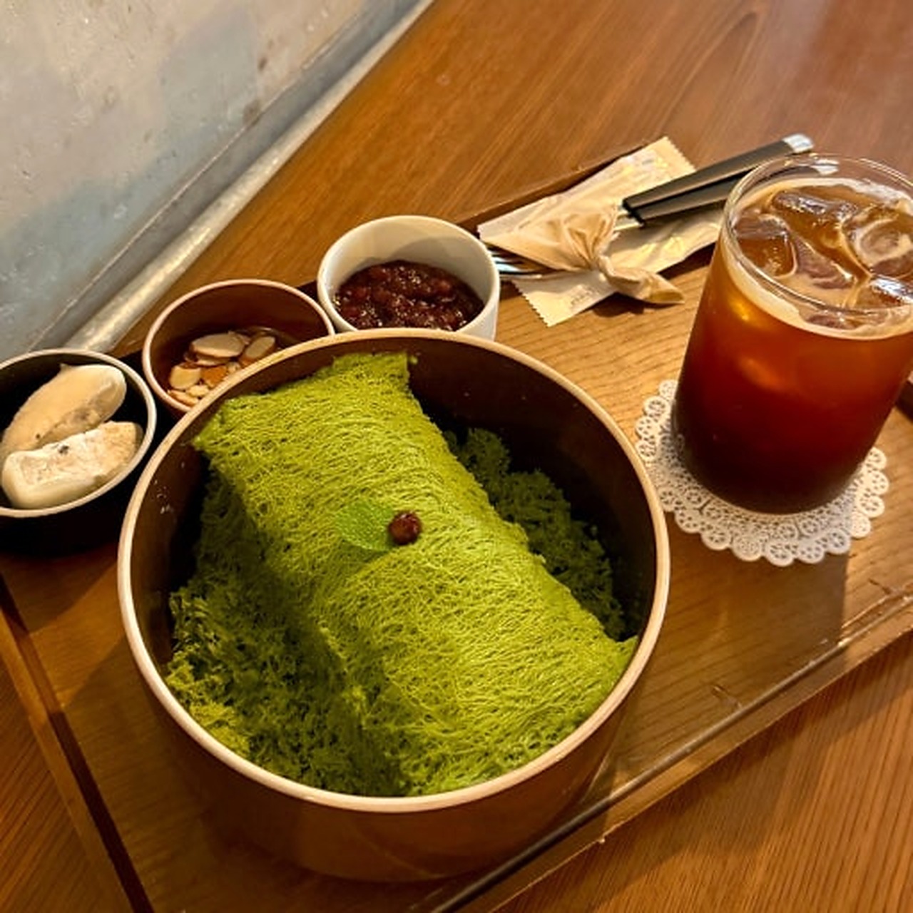 Green Cafe抹茶刨冰与冰咖啡