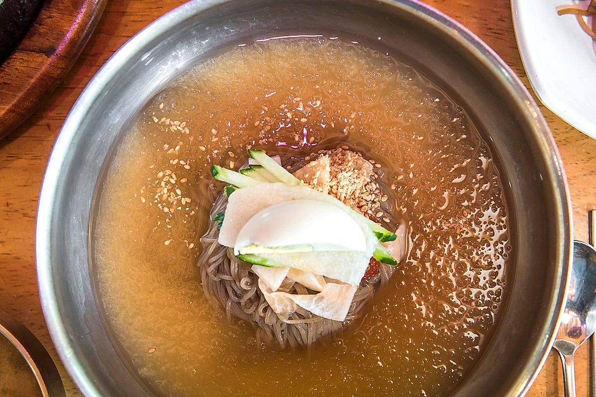全州石板排骨与拌饭:冷面