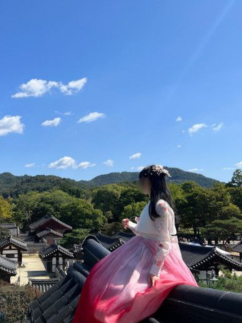 全州景观网红咖啡厅 Masirange Cafe:露台韩服照
