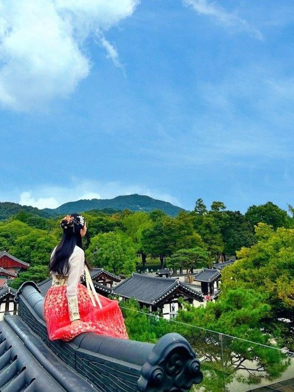 全州景观网红咖啡厅 Masirange Cafe:屋顶景色