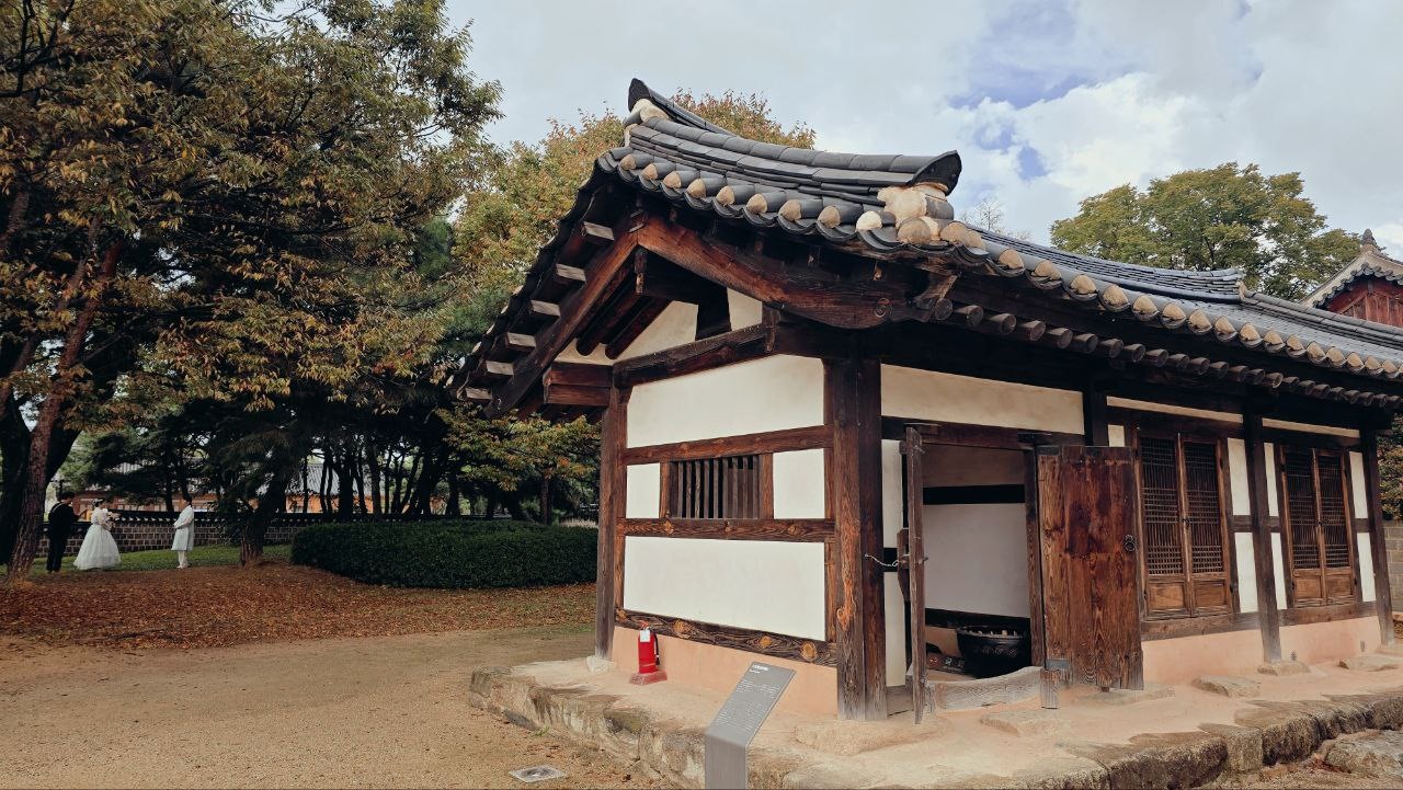 全州韩屋村City walk:韩屋门口