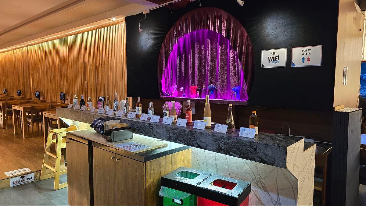 全州煎饼与宝石饭卷:店内空间
