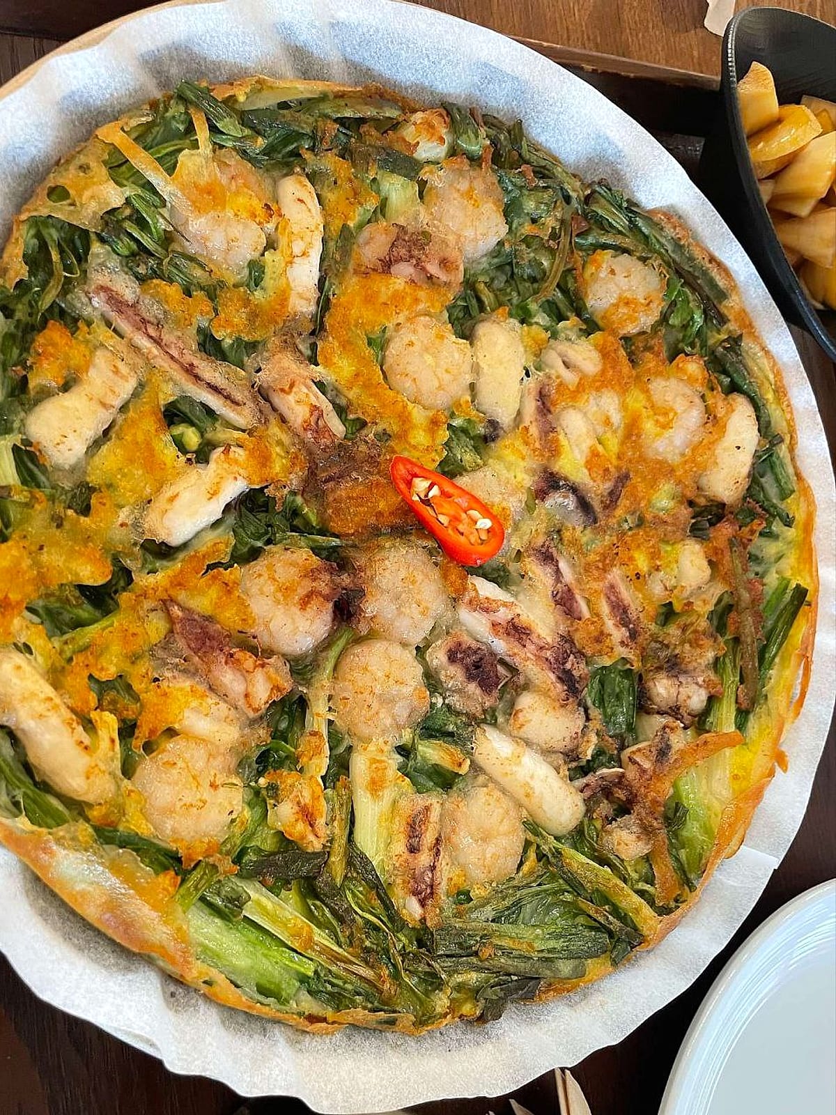 全州煎饼与宝石饭卷:海鲜煎饼