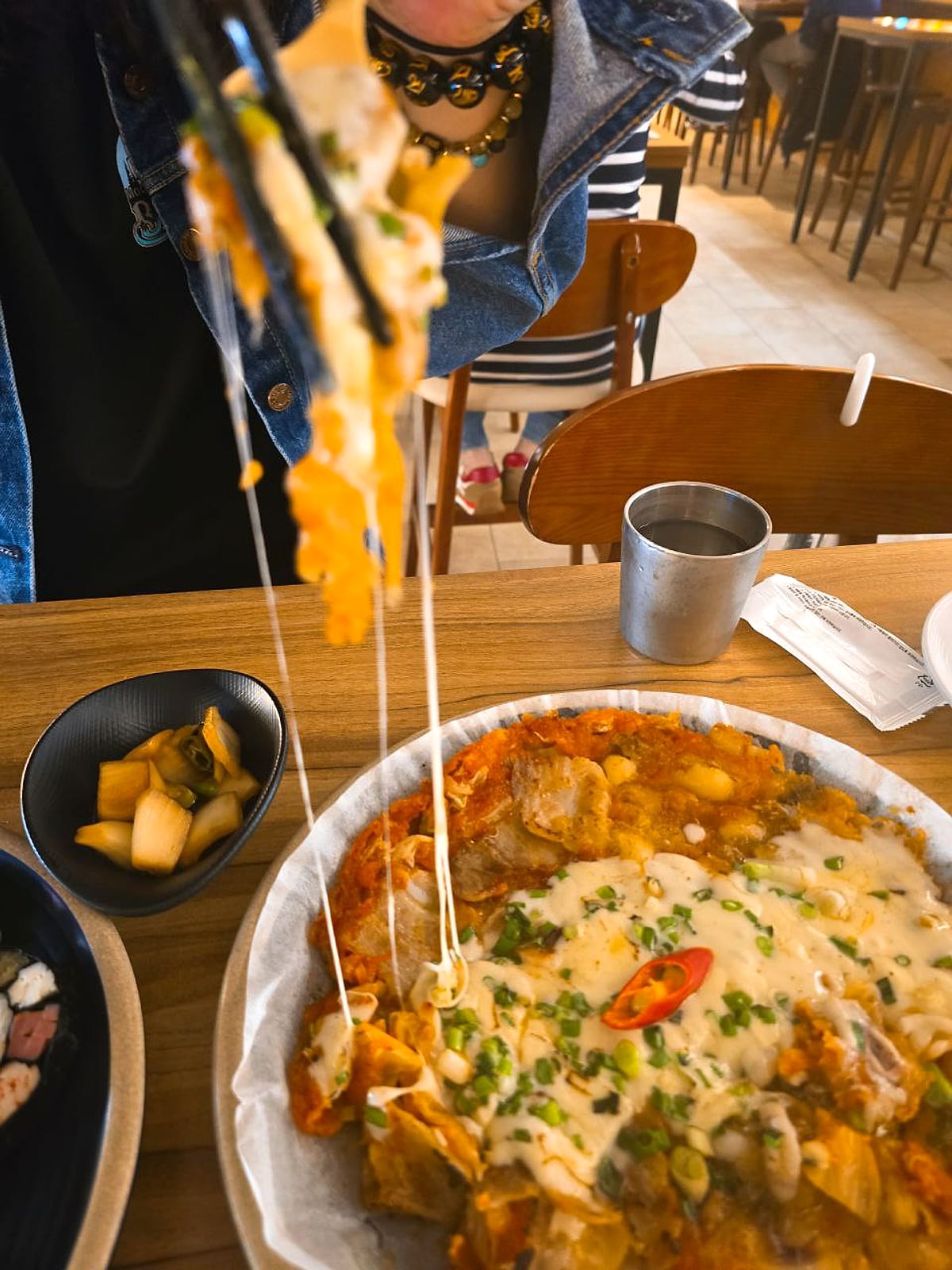 全州煎饼与宝石饭卷:芝士煎饼