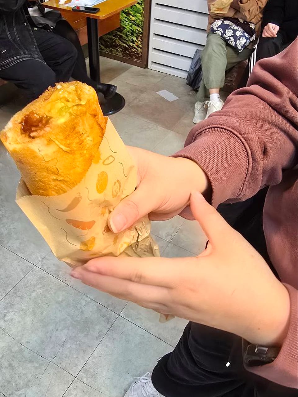 全州韩屋村街边小吃:冰淇淋