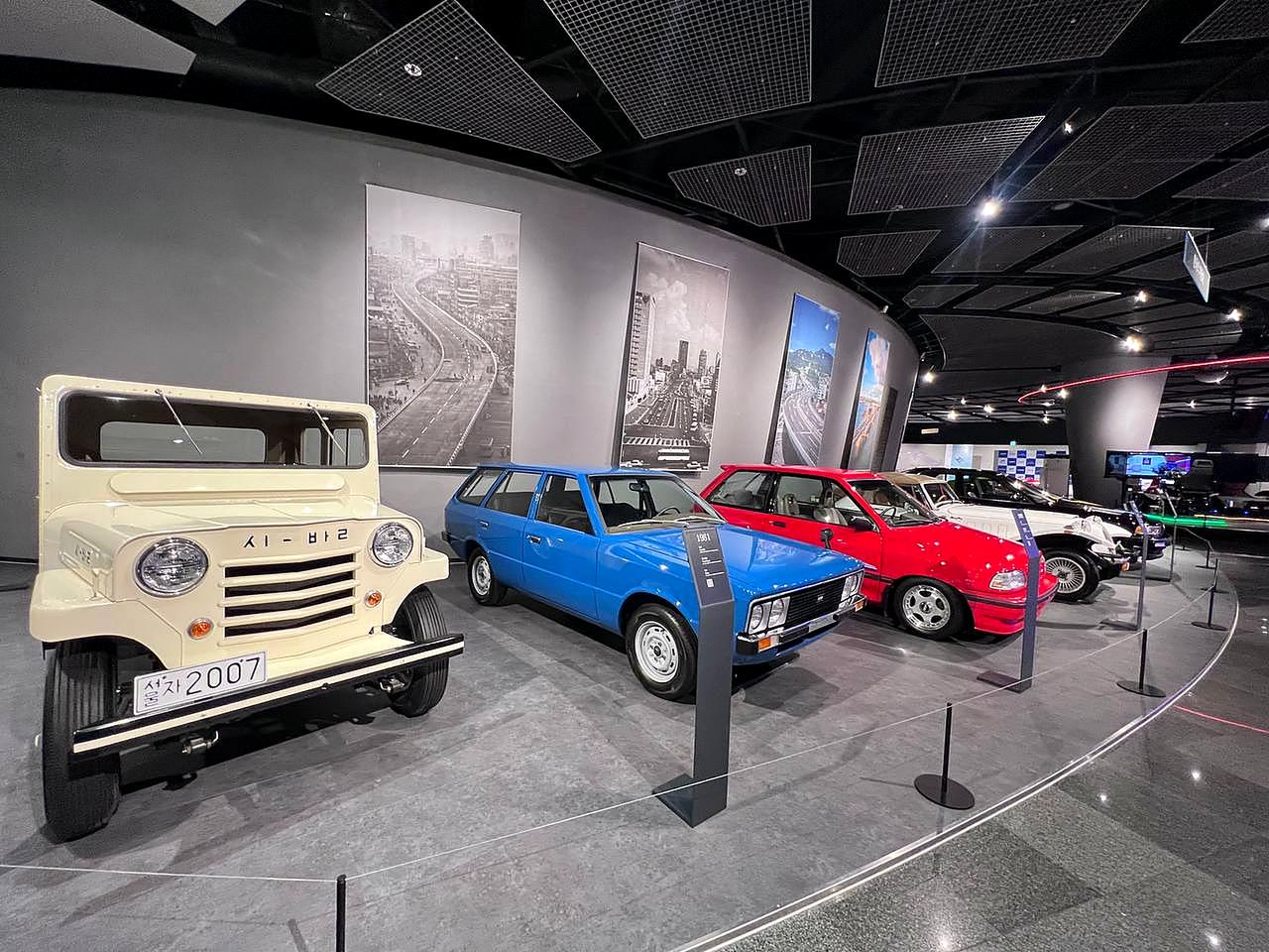 三星汽车交通博物馆 韩国汽车展示区