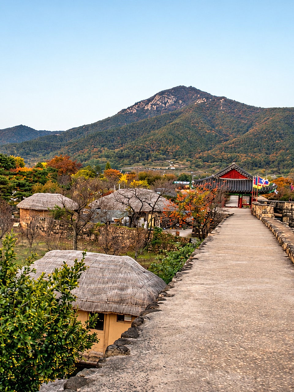 乐安邑城城墙步道与传统村落(AI增强副本)